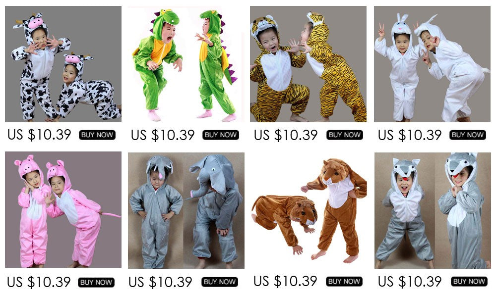Umorden Infant Toddler Dalmatian Dog Lion Tiger Dinosaur Costumes Baby Boys Girls Kigurumi Cartoon Animal Romper Halloween Purim