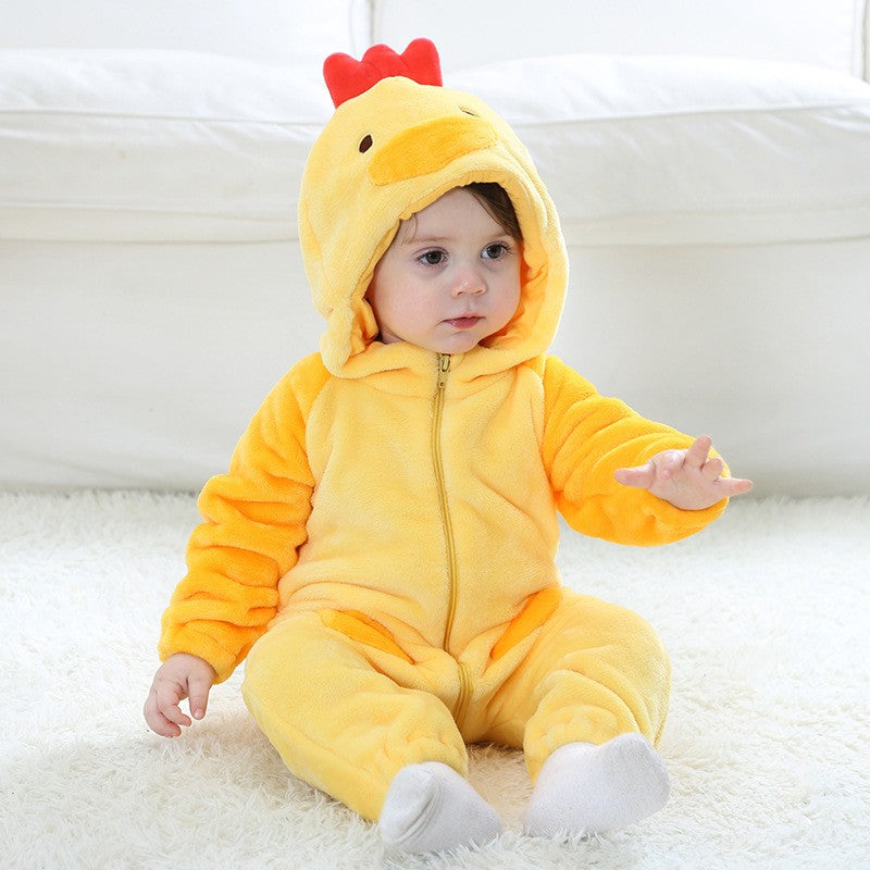 Umorden Infant Toddler Dalmatian Dog Lion Tiger Dinosaur Costumes Baby Boys Girls Kigurumi Cartoon Animal Romper Halloween Purim