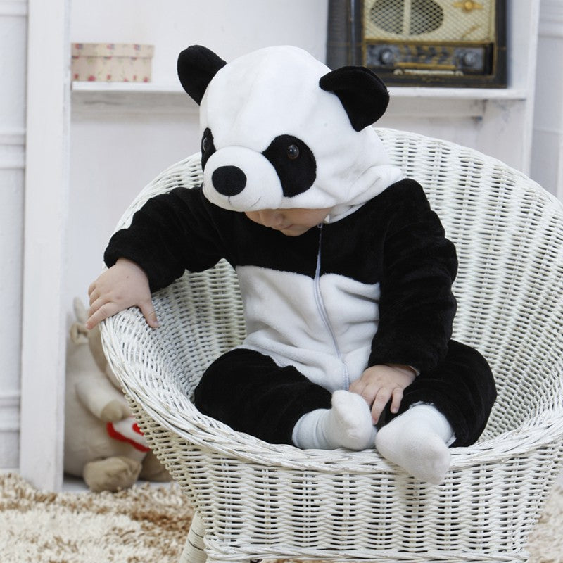 Umorden Infant Toddler Dalmatian Dog Lion Tiger Dinosaur Costumes Baby Boys Girls Kigurumi Cartoon Animal Romper Halloween Purim